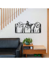 Unique Geometric Animal Metal Wall Art – Creative Modern Decor for Any Space