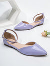 Chic Comfort: Plus Size Pink Pointed-Toe Flat Sandals with Anti-Slip Design for All Seasons