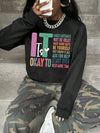 Express Yourself Vintage Graphic Sweatshirt: 'I Didn't Do Anything Wrong'