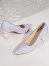 Sparkling Elegance: Women's Pointed Toe Sequin Stilettos for Effortless Glam