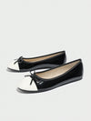 Chic Bowknot Spliced Flat Shoes for Effortless Style – Soft & Comfortable Low-Heel Design for Every Season