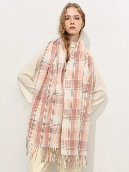 Chic Classic Plaid Scarf: Timeless Style for Autumn & Winter