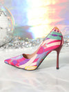 Chic & Alluring: Pointed Toe Super High Heel Pumps with Stylish Prints