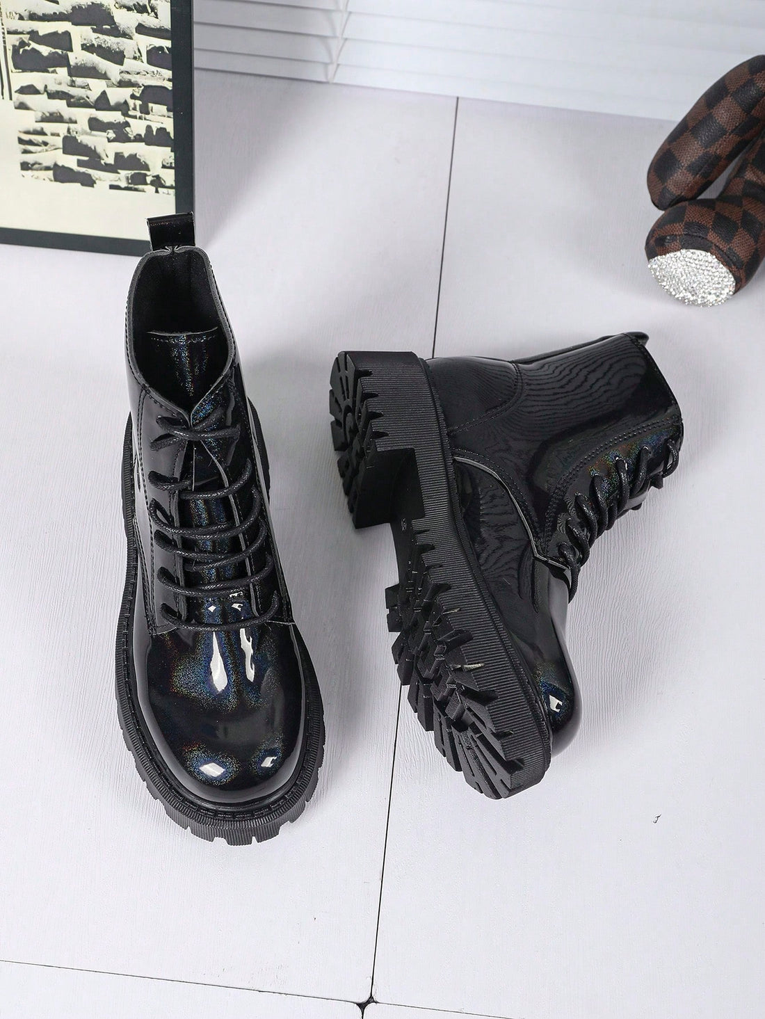 Step out in style with these Vibrant Metallic Ankle Boots designed especially for women who love a dash of British flair. Perfect for plus sizes, these boots add a fun pop to your casual workwear and are tough enough to handle winter adventures. Shine bright while staying comfy and confident wherever your day takes you!