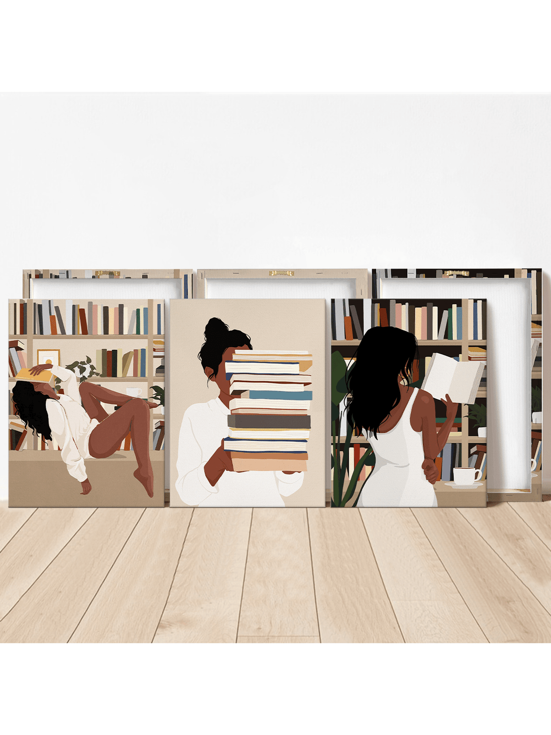 Celebrate your heritage with this stylish 3-piece African American wall art set. Add a touch of culture and personality to your home decor. Perfect for anyone who wants to show off their roots with a playful twist. Spice up your walls with this unique and fun set!