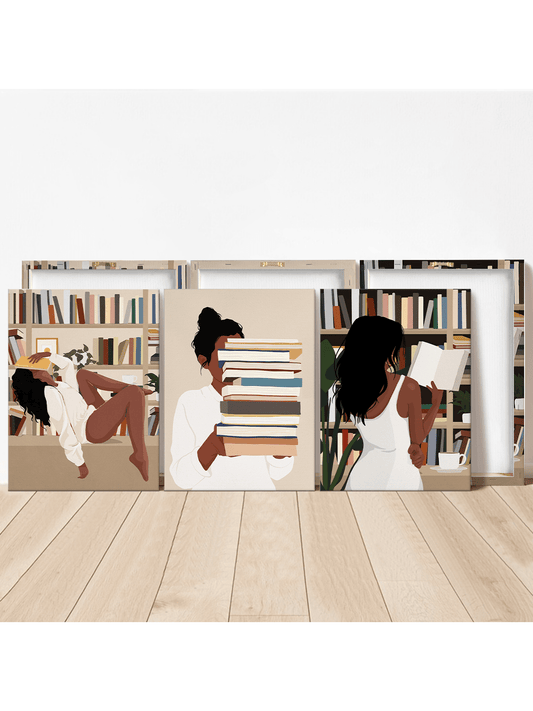 Celebrating Heritage: 3-Piece African American Wall Art Set for Stylish Home Decor