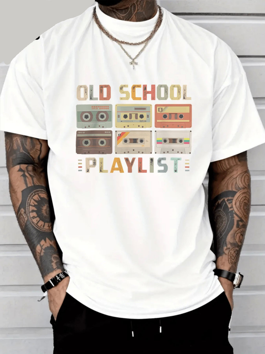 Blast to the past with our Retro 80s Cassette Tape Music T-Shirt! This vintage-inspired playlist tee brings back all the nostalgic feels of mixtapes and rewind buttons. Crafted from 100% heavy cotton for maximum comfort while you're moonwalking down memory lane. Perfect for music lovers who remember the joy of flipping to side B!