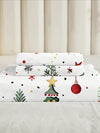 Festive Sparkle: 3-Piece Christmas Tree Bedding Set for Cozy Holiday Celebrations