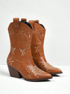 Chic Embroidered Western Cowboy Boots for Stylish Women