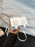 Close-up of glossy acrylic decoration on the chain crossbody bag