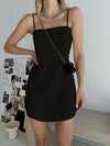 Effortless Elegance: Women's Summer Spaghetti Strap Mini Dress