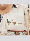 Cozy Snowman Print Sweatshirt for Women - Perfect for Winter Vibes