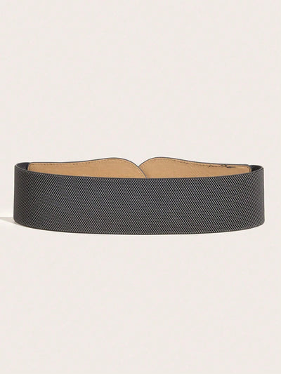 Chic Apricot Buttoned Elastic Waistband for Effortless Everyday Style