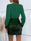 Sparkling Elegance: Sequin Mini Party Dress for Women