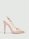 Elegant Apricot Pointed-Toe Stiletto Heels - Perfect for Parties & Weddings