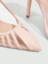 Elegant Apricot Pointed-Toe Stiletto Heels - Perfect for Parties & Weddings