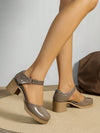 Chic & Comfy: Women's High Heel Mary Jane Shoes for Autumn/Winter