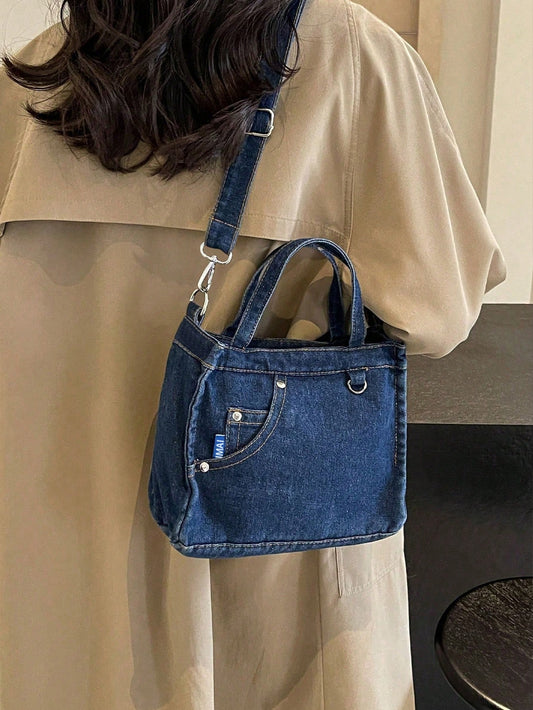 Chic Minimalist Shoulder Bag - Lightweight, Large Capacity Commuter Tote for Work, School, and Travel