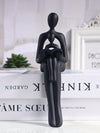 Heartfelt Harmony: Black Mother & Child Figurine for Soulful Home and Office Decor