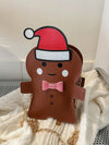 Festive Charm: Gingerbread Man Asymmetric Shoulder Bag - Perfect Christmas Gift