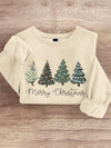 Festive Flair: Women's Loose Fit Christmas Chicken Print Sweatshirt