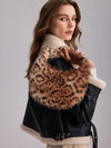 Chic Leopard Print Faux Fur Puffy Handbag – Elevate Your Style