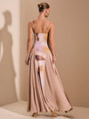 Enchanting Ombre Patchwork Dress: Perfect for Romantic Dates and Gatherings