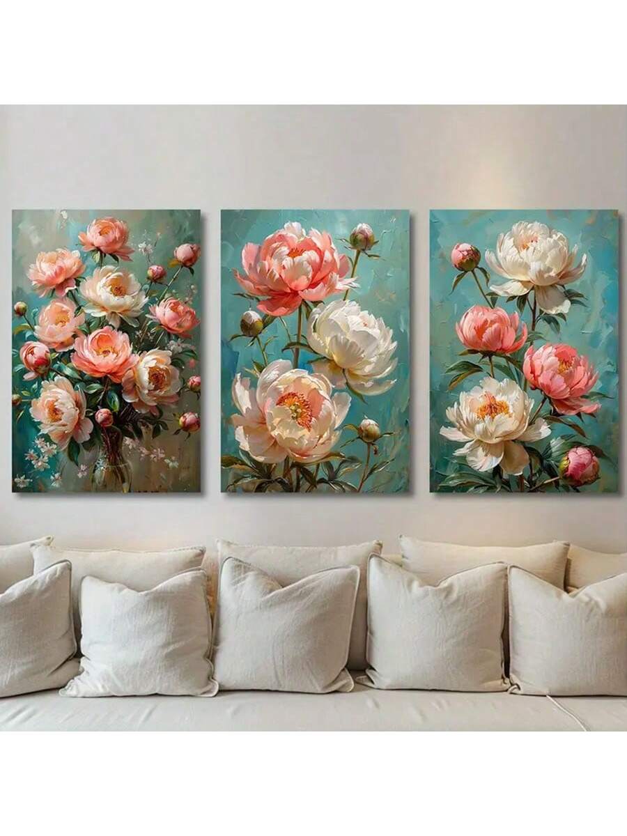 Featuring the Botanical Bliss 3-Piece Floral Wall Art Poster Set, elevate your modern home decor with a touch of nature. This set includes three posters with delicate floral designs, perfect for adding a touch of softness and beauty to any room. Crafted with high-quality materials, these posters will bring a calming and elegant feel to your space.