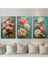 Botanical Bliss: 3-Piece Floral Wall Art Poster Set for Modern Decor