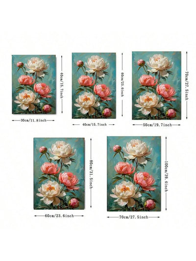 Botanical Bliss: 3-Piece Floral Wall Art Poster Set for Modern Decor