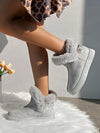 Cozy Chic: Women's Waterproof Faux Fur Snow Boots for Autumn & Winter