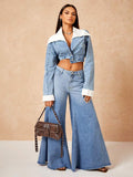 Studded baguette shoulder bag product view 40
