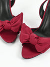 Chic and Versatile Pointed Toe Bowknot Thin Heel Sandals for Women