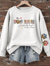 Cozy Letter Print Long Sleeve Sweatshirt - Perfect for Casual Fall & Winter Style