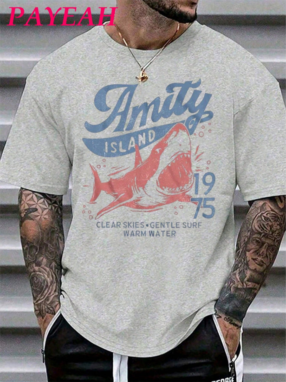 Dive into comfort with the Heavy Cotton Jaws Shark Men's T-Shirt! Crafted for ocean lovers, this tee offers 100% cozy wear that feels as good as a swim in the sea. Featuring a bold shark design, it’s perfect for those who like to make a splash with their style while staying comfy all day long.