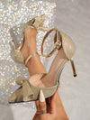 Chic & Sexy Bow-Decor Stiletto Sandals - Perfect for Summer Parties & Dates