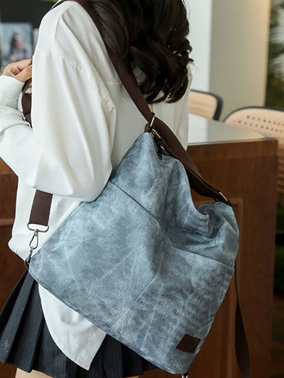 Versatile Minimalist Women's Backpack: Lightweight One-Shoulder Tote for Casual Commuting