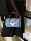 Chic Heart Plush Handbag: The Perfect Stylish Accessory for Autumn and Winter