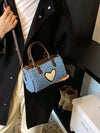 Chic Heart Plush Handbag: The Perfect Stylish Accessory for Autumn and Winter