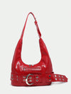 Vintage-Inspired Multi-Strap Gothic Tote Bag - Trendy Steampunk Style for Effortless Streetwear Looks