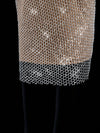 Chic Sheer Mesh Bodycon Dress - Iconic Mid-Length Elegance