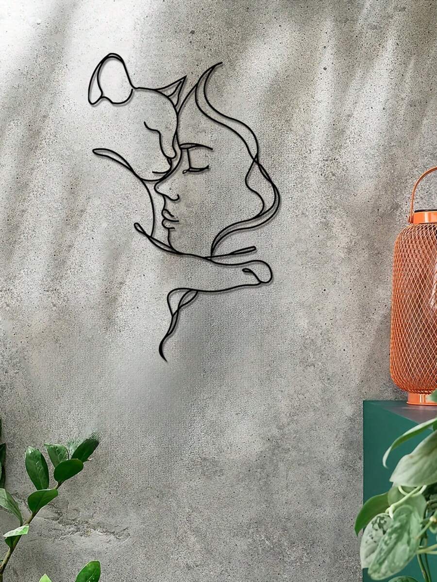 Bring a touch of whimsy to your walls with this Stylish Cat Line Metal Wall Art. Its sleek, modern design captures the playful spirit of cats in a simple yet eye-catching silhouette. Perfect for cat lovers who want to add charm and personality to their home décor or gift something that’s both fun and stylish. Easy to hang and sure to spark smiles, it’s the purr-fect finishing touch for any room.