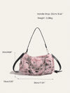 Luxury Leopard Fluffy Shoulder Bag: Elegant, Lightweight Pillow Handbag with Metal Chains