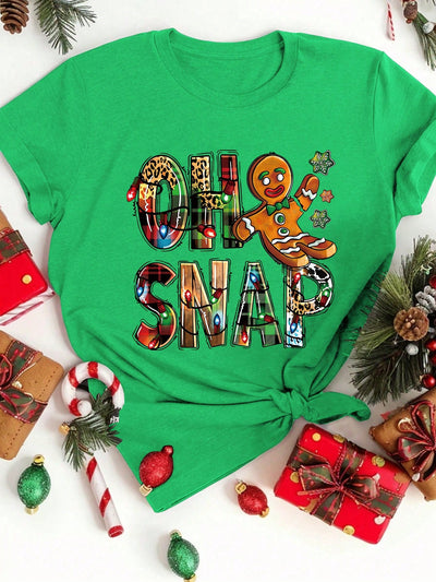 Festive Gingerbread Man T-Shirt: Perfect Casual Christmas Style