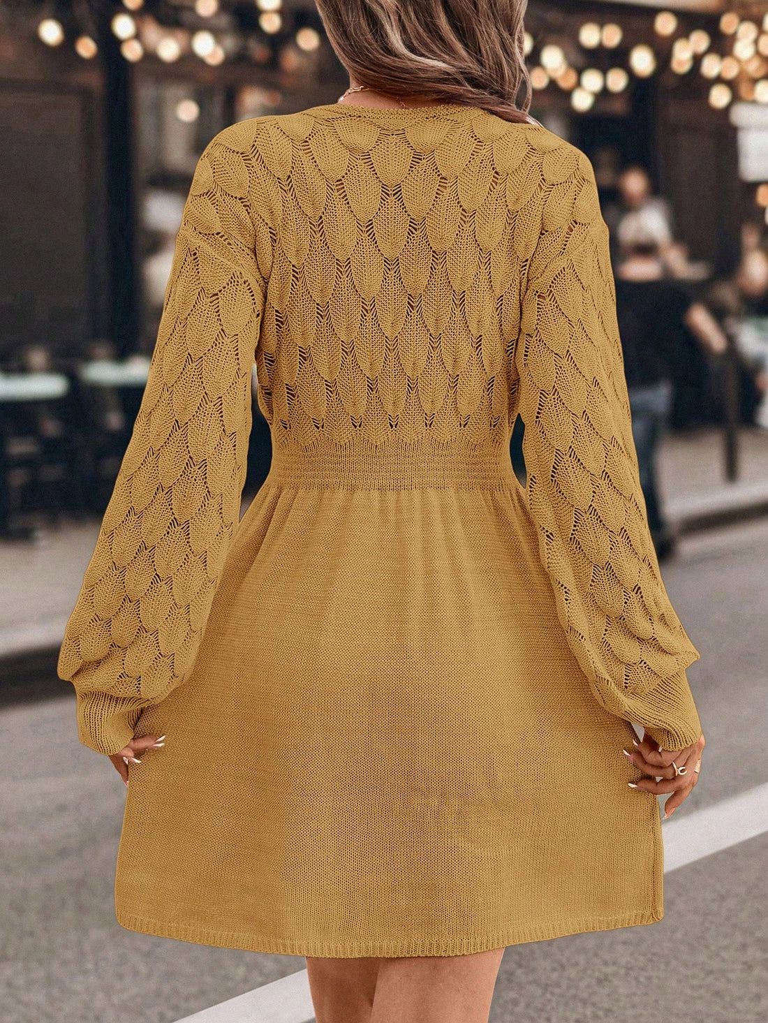 Effortlessly elevate your casual style with our Chic Minimalist V-Neck Feather Knit Sweater Dress. This dress features a chic, minimalist design and a comfortable feather knit material. Stay cozy and stylish with this versatile dress. Perfect for any occasion.