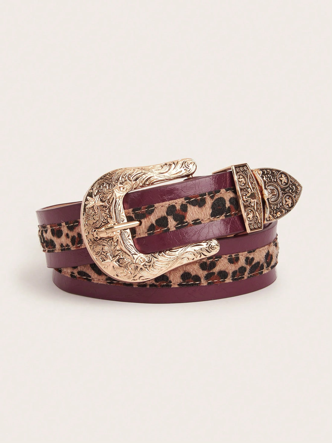 This waist belt is the perfect accessory for adding a touch of vintage flair to any outfit. Made with high-quality PU leather and featuring a stylish leopard print, it adds both style and functionality to your wardrobe. The metal buckle ensures a secure fit while also providing a chic accent. Elevate your look with this versatile and trendy waist belt.