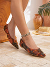 Chic Fringe Flat Shoes for Trendy Women - Sharp Toe Casual Footwear