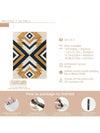 Tribal Elegance: 3-Piece Aztec Canvas Wall Art Set for Boho-Inspired Spaces