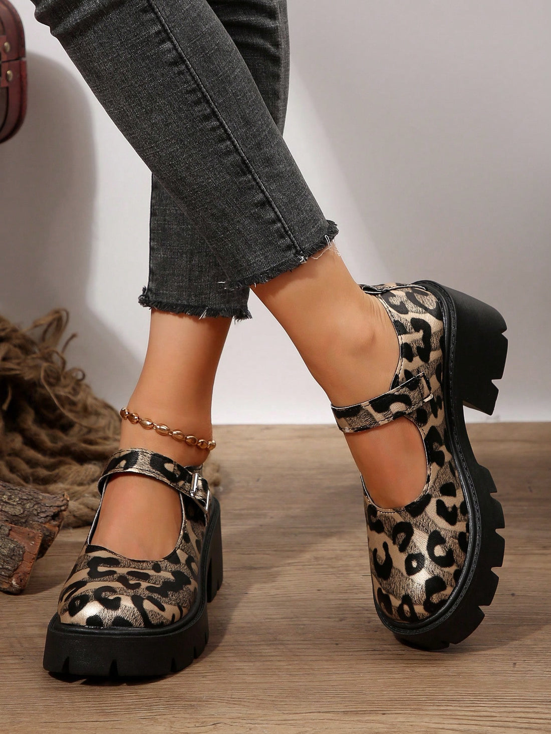 Step back in time with our Retro Chic Mary Jane Shoes! Featuring a trendy platform and stylish ankle strap, these shoes are perfect for any occasion. Whether you're at the office, attending a wedding, or wearing a school uniform, these shoes will elevate your style game. Stay comfortable and fashionable with Retro Chic.