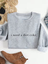 Cozy Chic: Plus Size Slogan Print Sweatshirt with Fleece Lining for Autumn & Winter